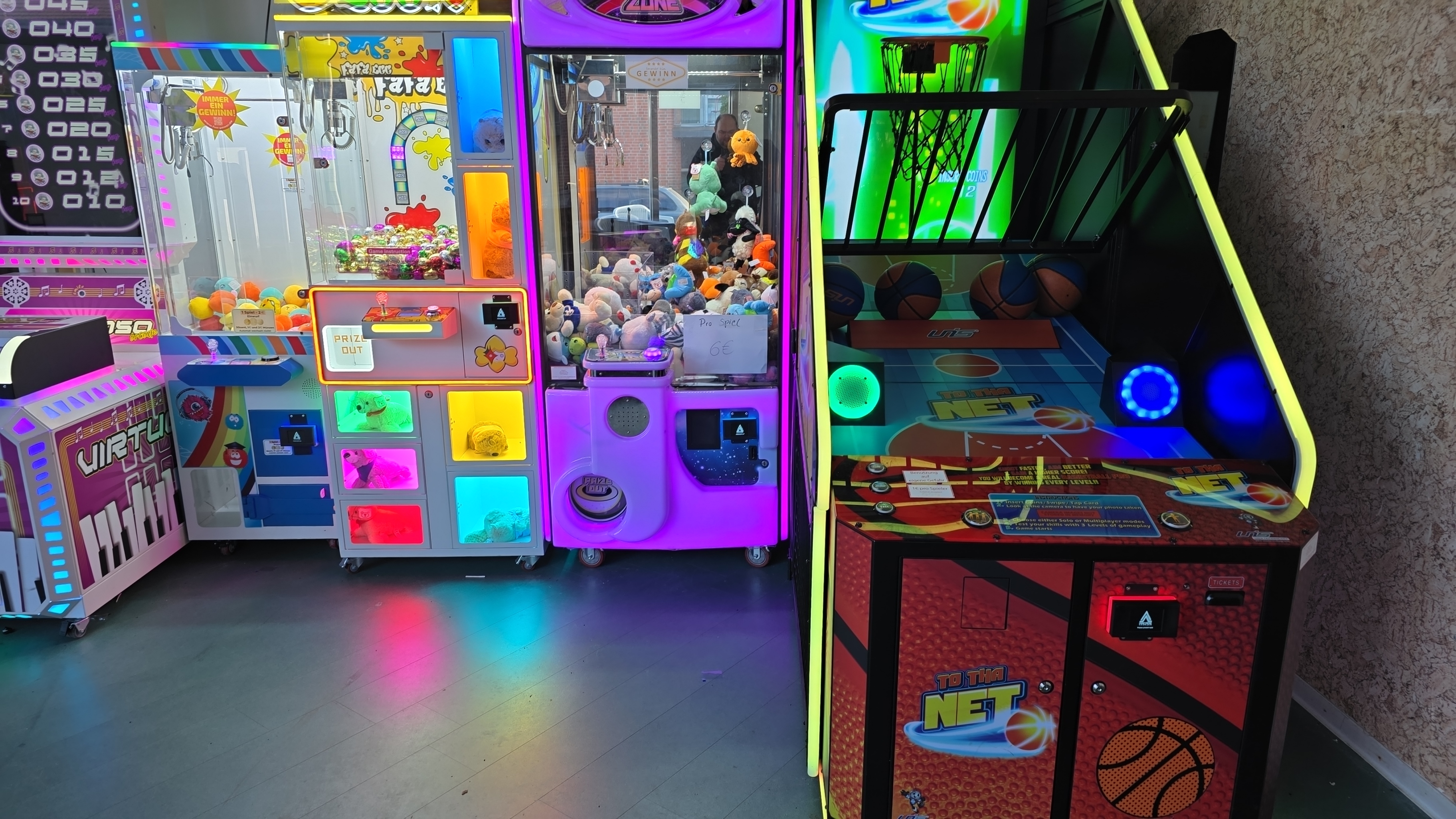 Self-Service-Kiosk in einer Spielhalle